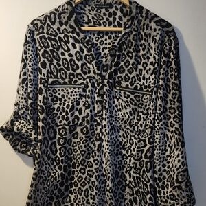 Leopard Print Women's Top